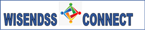 WISENDSS Connect in blue letters. Four coloured lines intersecting.